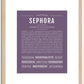 Sephora | Name Art Print