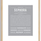 Sephora | Name Art Print