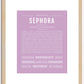 Sephora | Name Art Print