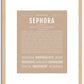 Sephora | Name Art Print