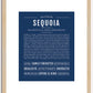 Sequoia (female) | Name Art Print