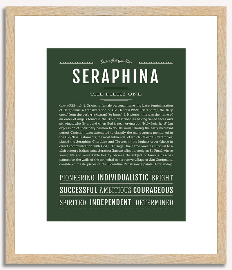 Seraphina | Name Art Print