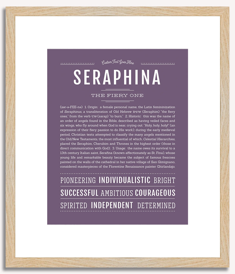 Seraphina | Name Art Print