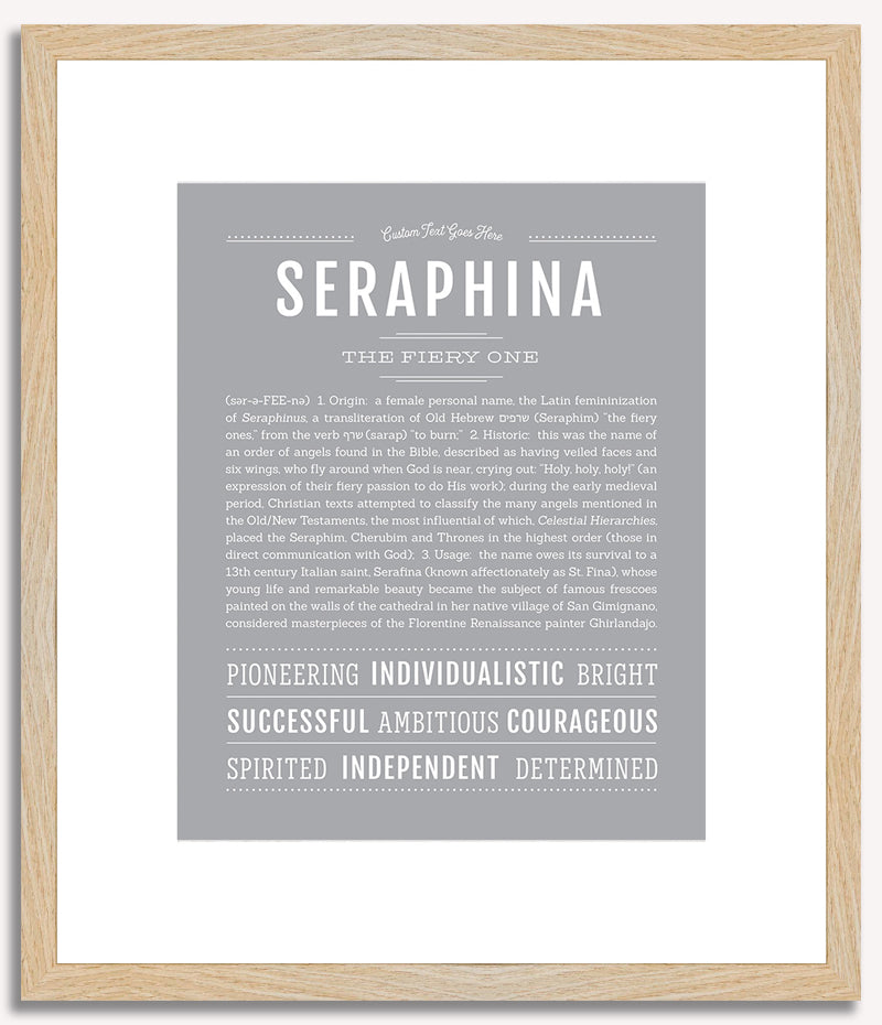 Seraphina | Name Art Print