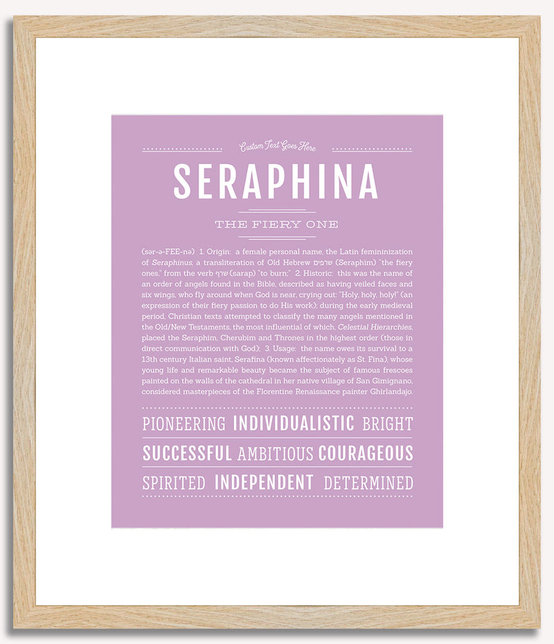 Seraphina | Name Art Print