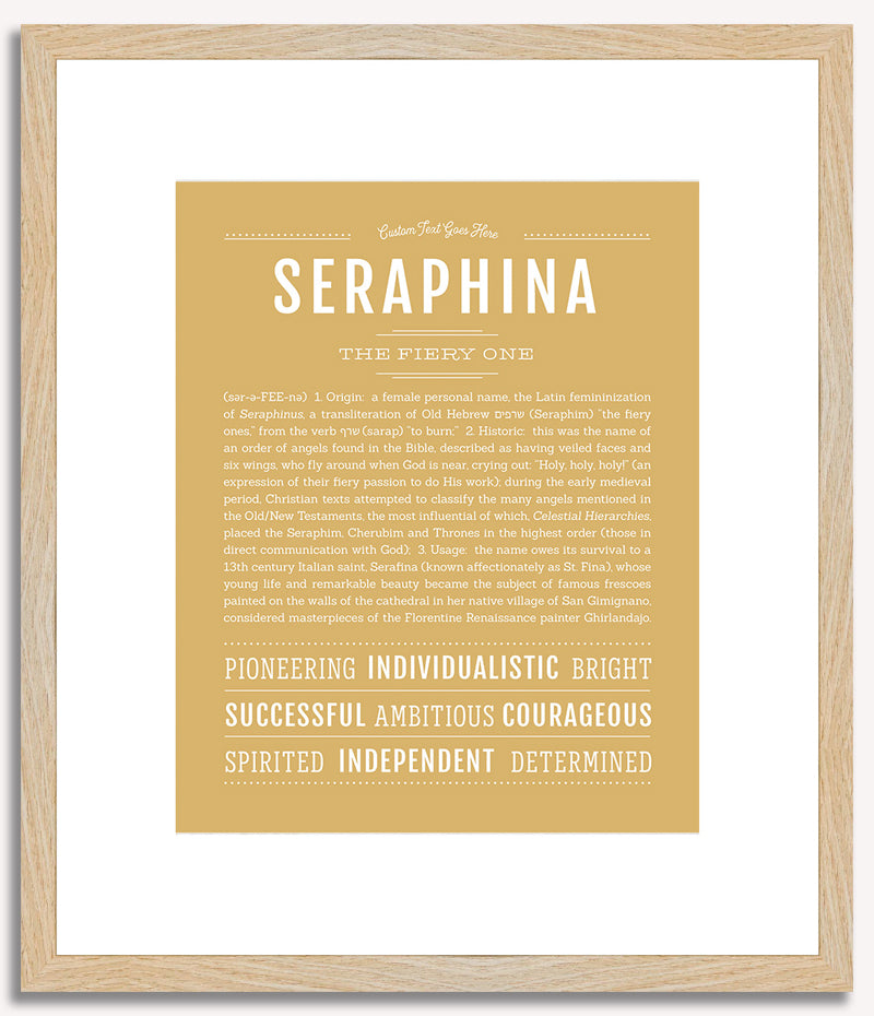 Seraphina | Name Art Print