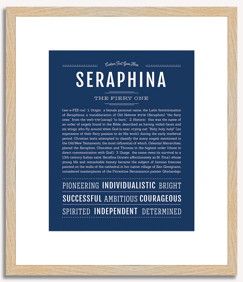 Seraphina | Name Art Print