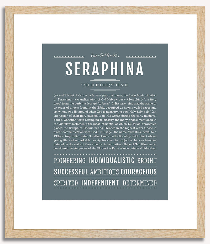 Seraphina | Name Art Print