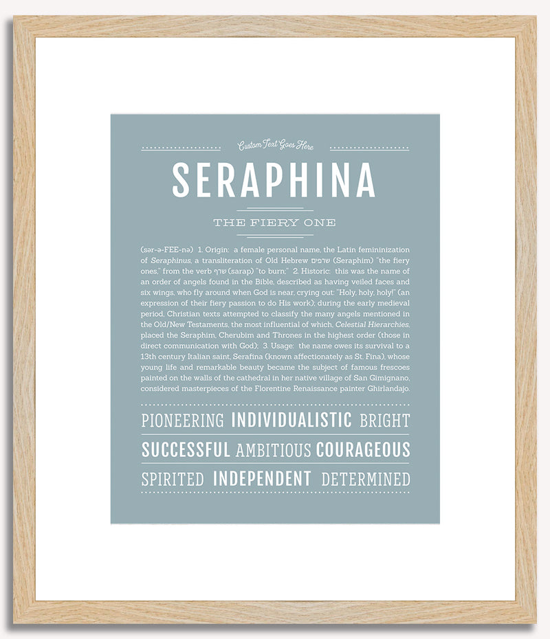 Seraphina | Name Art Print