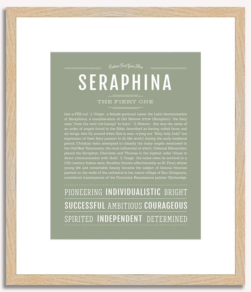 Seraphina | Name Art Print