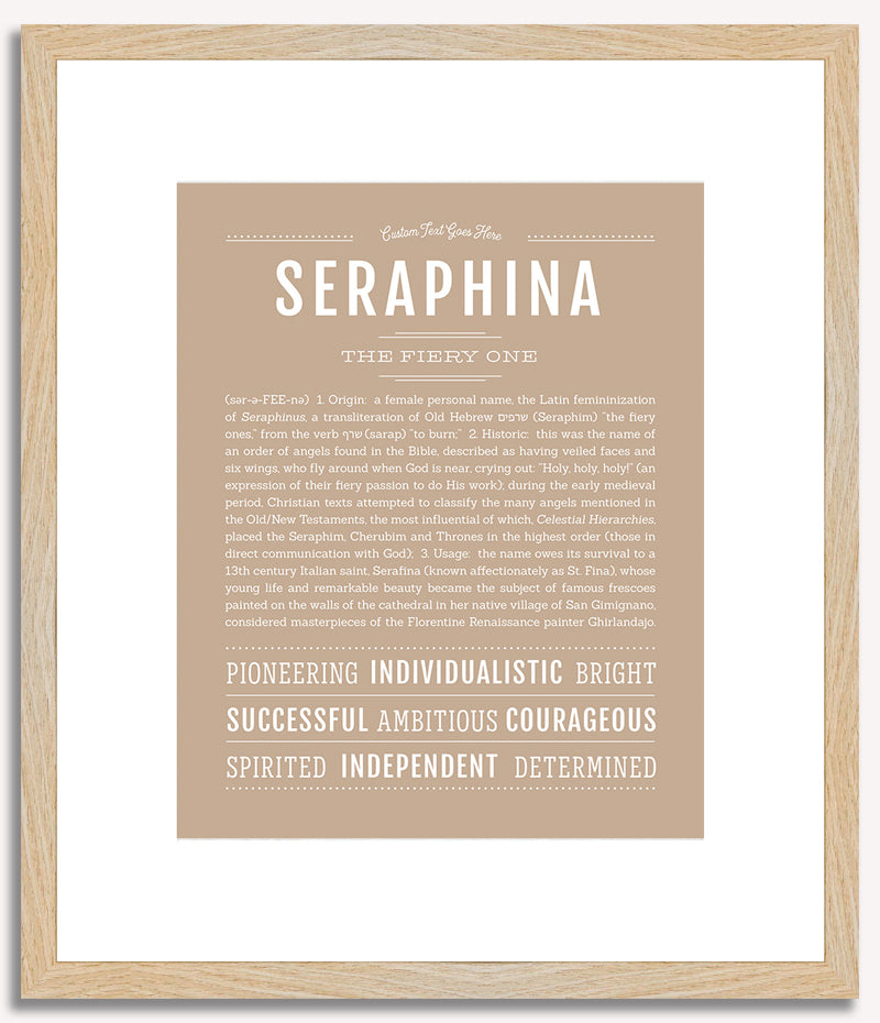 Seraphina | Name Art Print