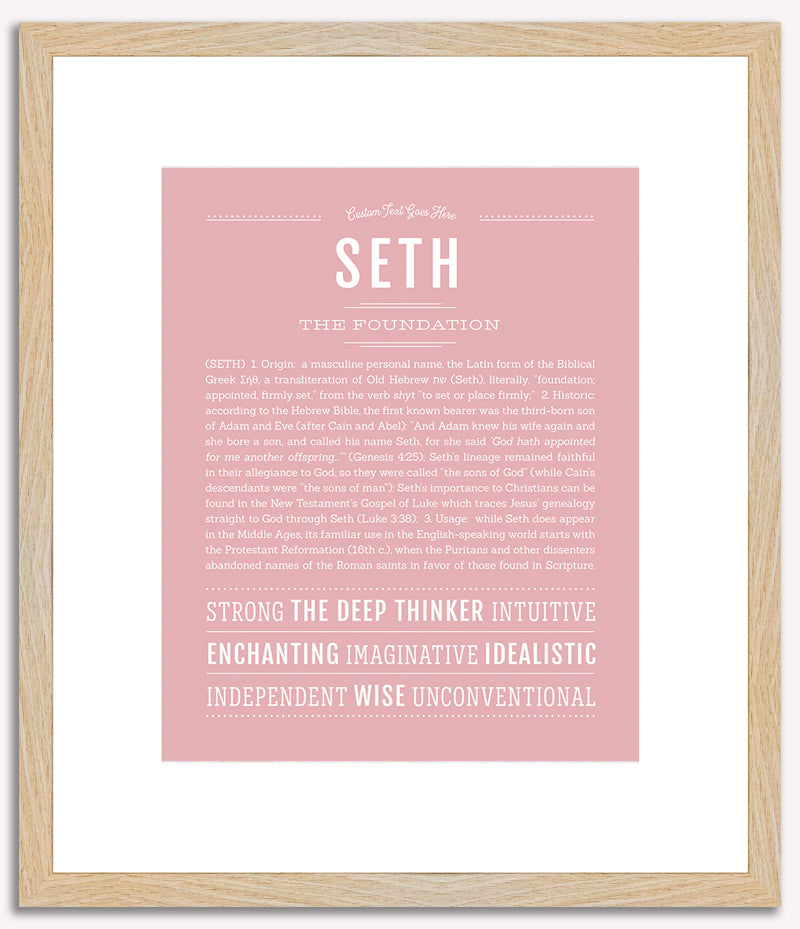 Seth | Name Art Print