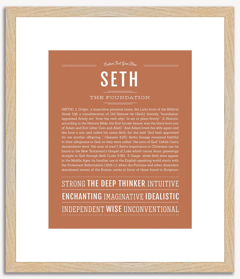 Seth | Name Art Print