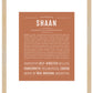 Shaan | Name Art Print