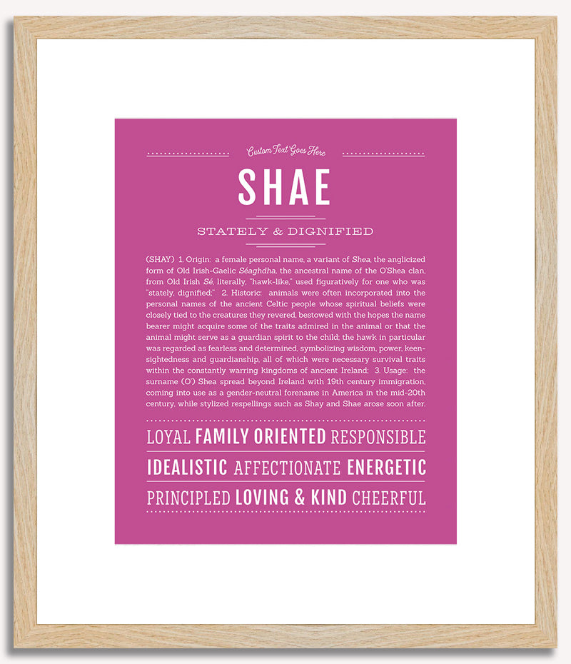 Shae | Name Art Print