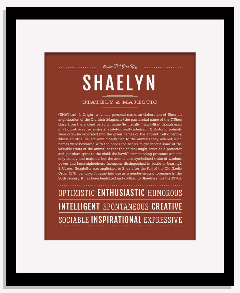 Shaelyn | Name Art Print