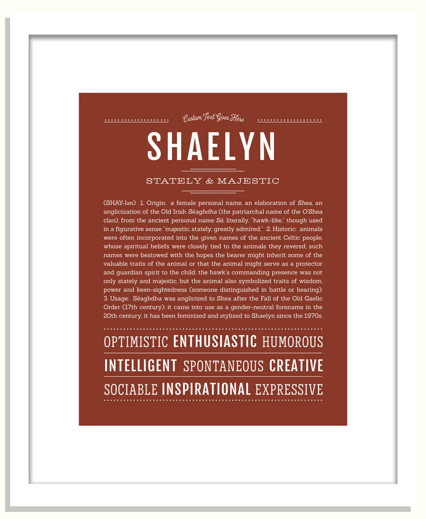 Shaelyn | Name Art Print