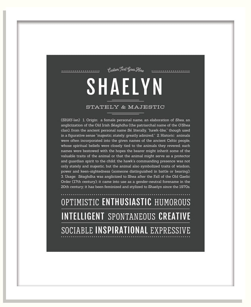 Shaelyn | Name Art Print
