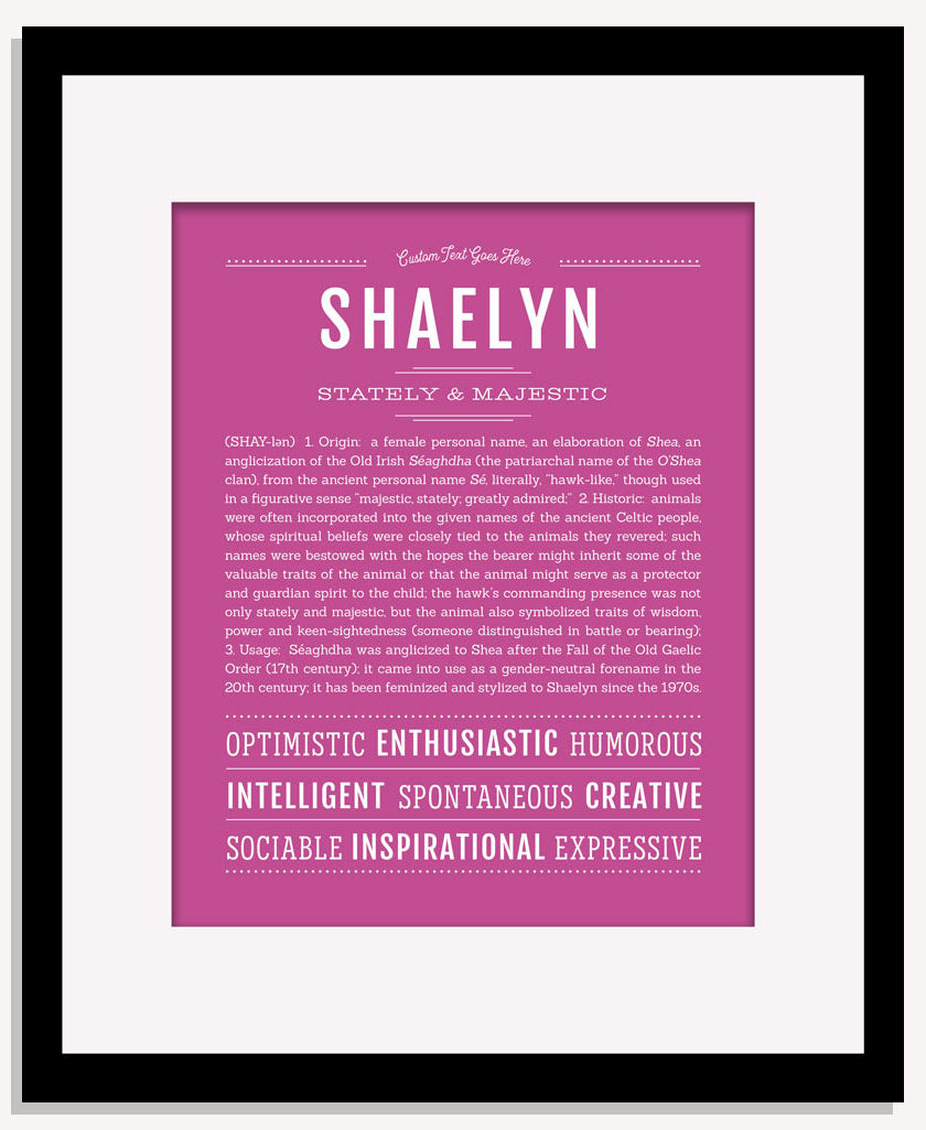 Shaelyn | Name Art Print