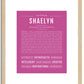 Shaelyn | Name Art Print