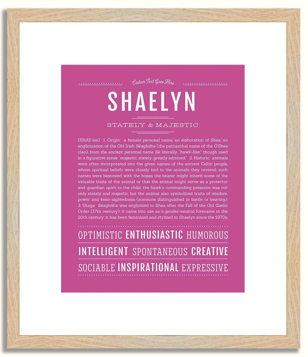 Shaelyn | Name Art Print