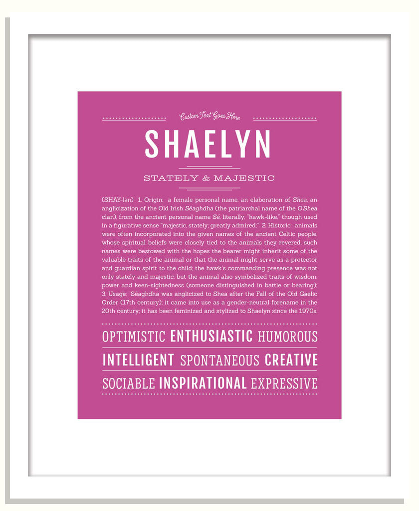 Shaelyn | Name Art Print