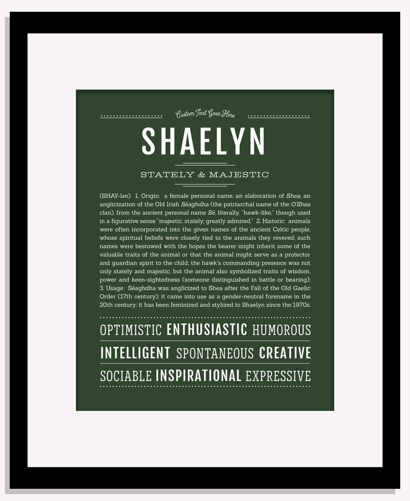 Shaelyn | Name Art Print