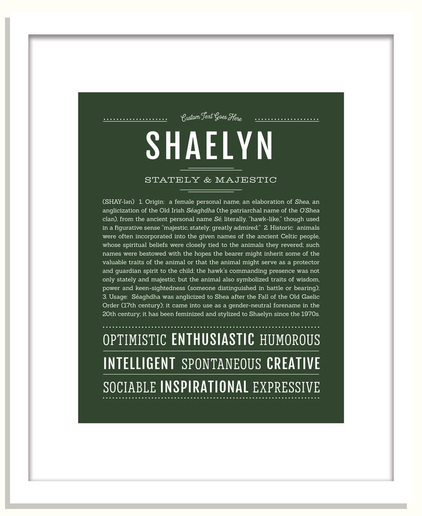 Shaelyn | Name Art Print