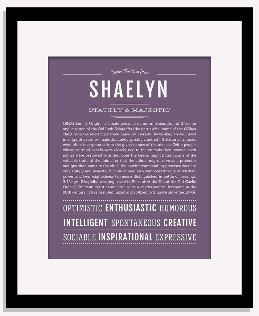 Shaelyn | Name Art Print