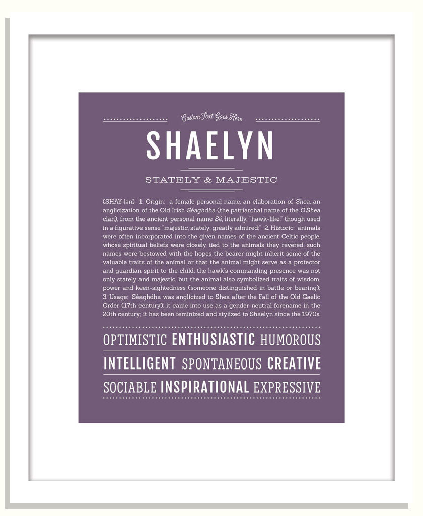 Shaelyn | Name Art Print