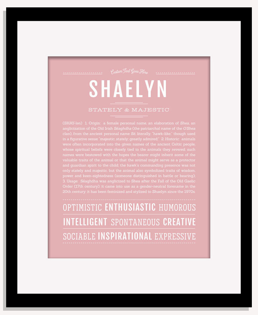 Shaelyn | Name Art Print