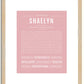 Shaelyn | Name Art Print