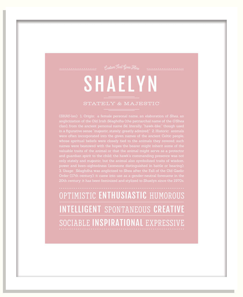 Shaelyn | Name Art Print
