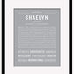 Shaelyn | Name Art Print