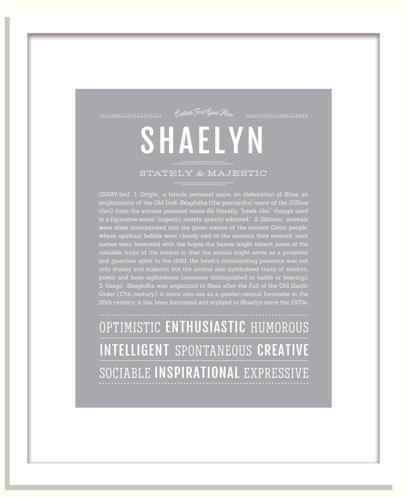 Shaelyn | Name Art Print