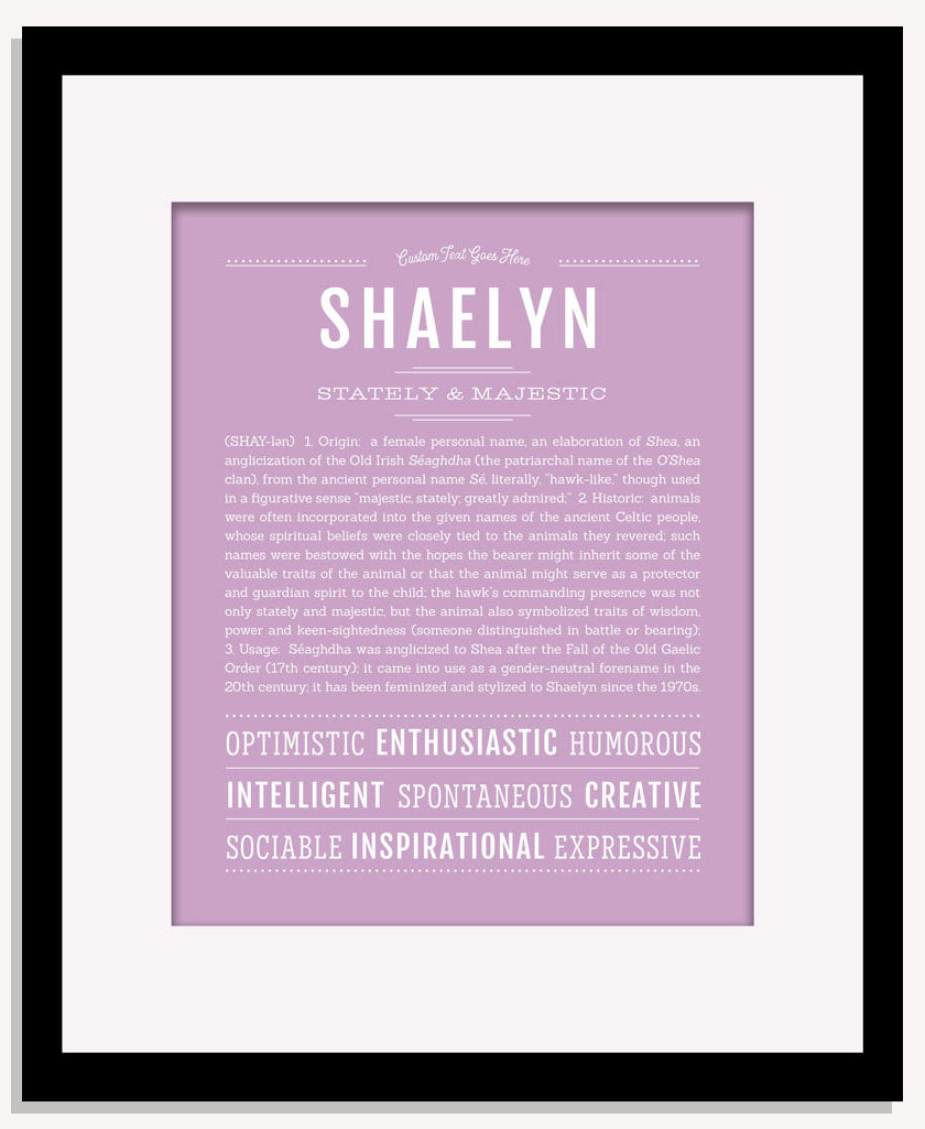 Shaelyn | Name Art Print