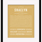 Shaelyn | Name Art Print