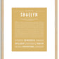 Shaelyn | Name Art Print