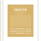 Shaelyn | Name Art Print