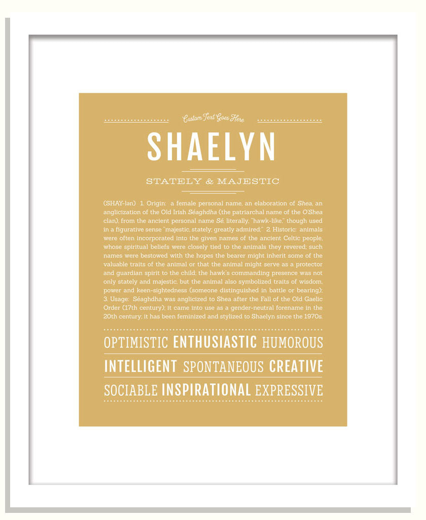 Shaelyn | Name Art Print