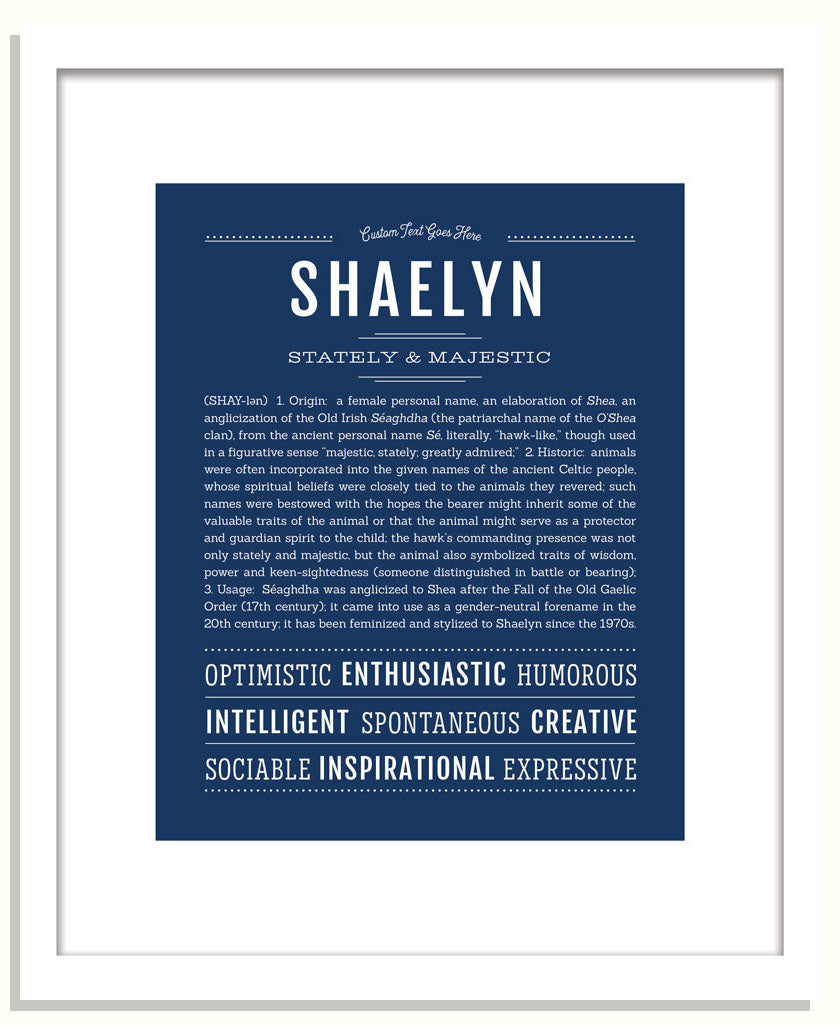 Shaelyn | Name Art Print