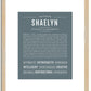 Shaelyn | Name Art Print
