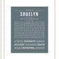 Shaelyn | Name Art Print