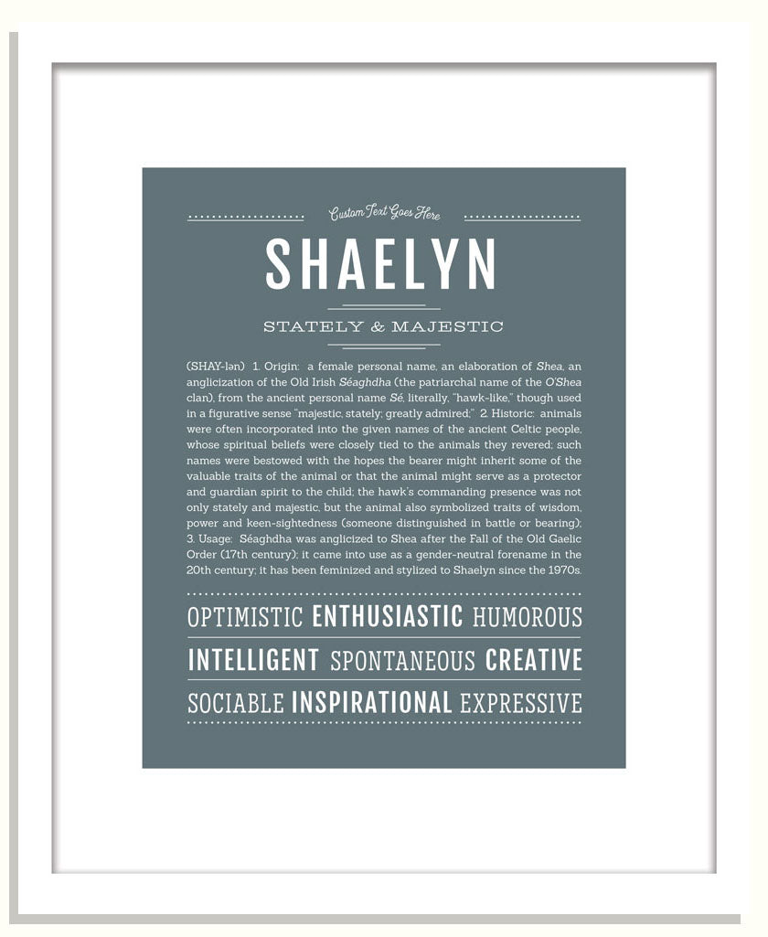 Shaelyn | Name Art Print
