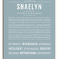 Frame Options | Powder Blue | White Frame, Matted