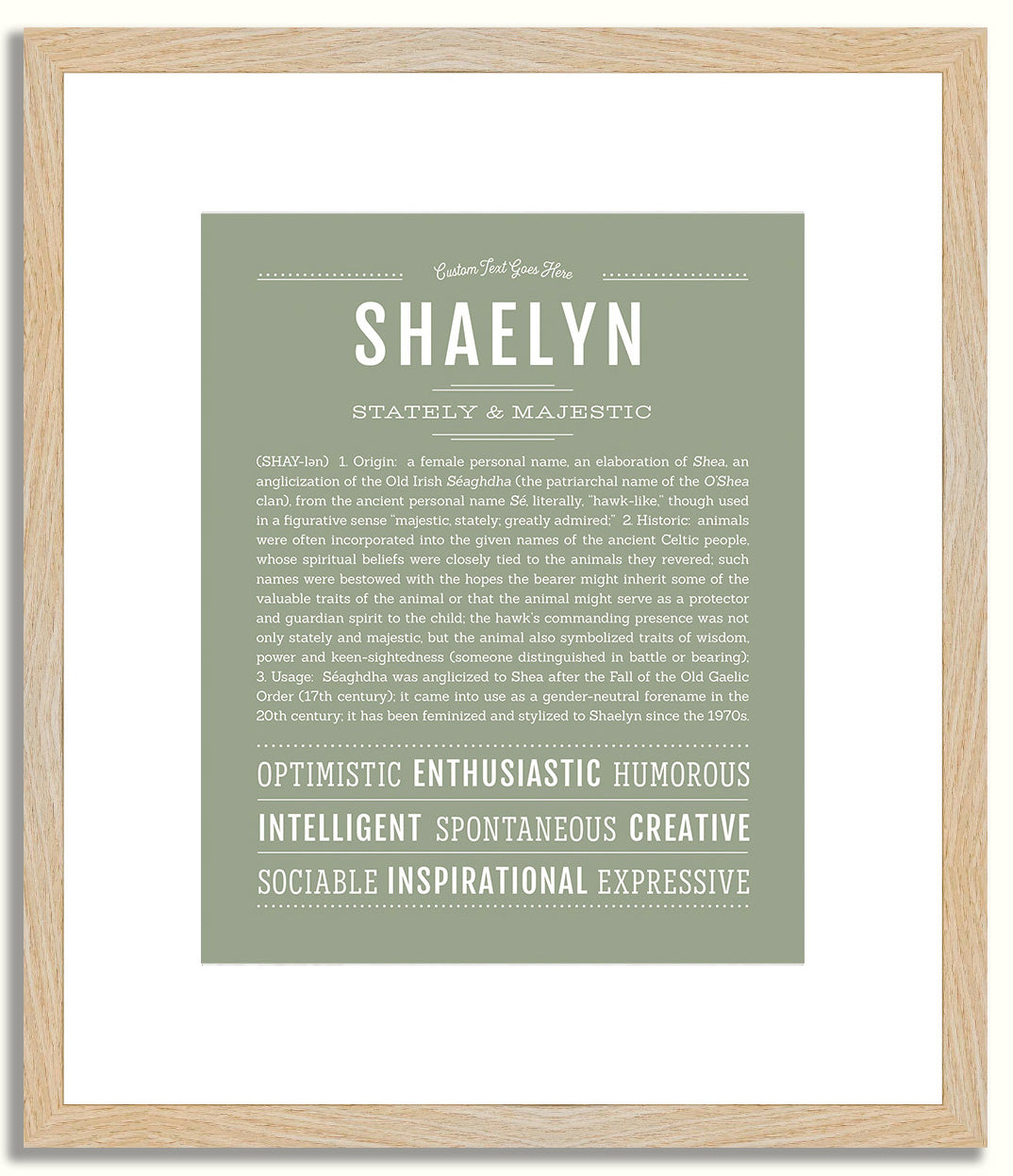 Shaelyn | Name Art Print
