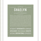 Shaelyn | Name Art Print