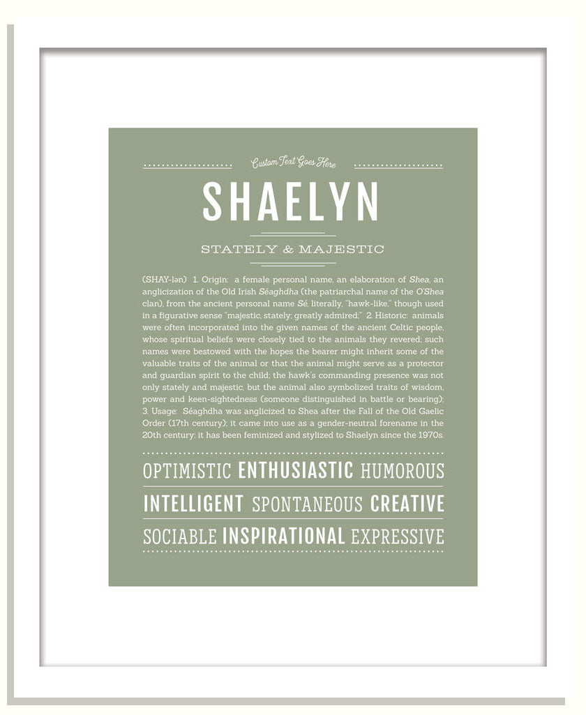 Shaelyn | Name Art Print