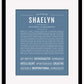 Shaelyn | Name Art Print