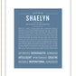 Shaelyn | Name Art Print